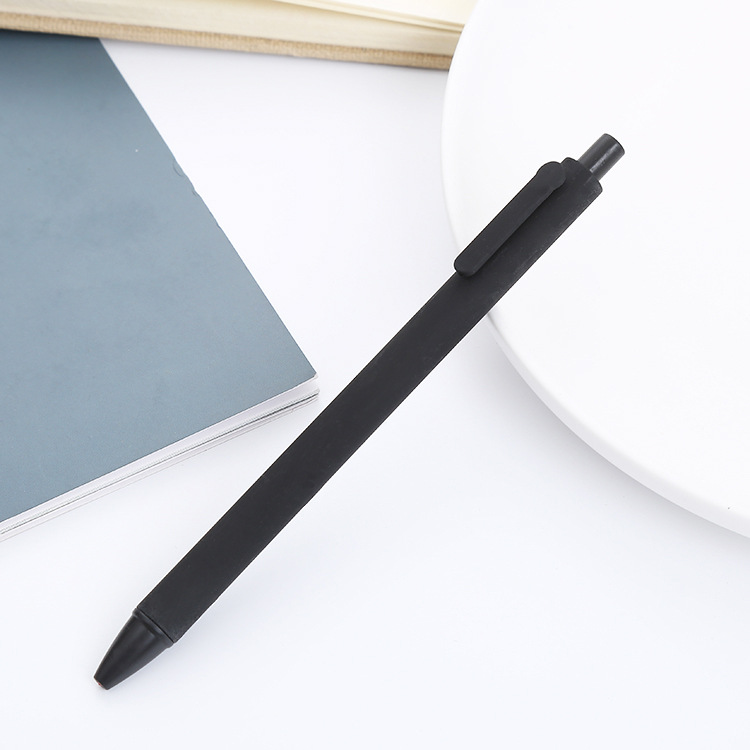 马卡龙莫兰迪复古色按动中性笔组合学生笔文具办公用品水性签字笔