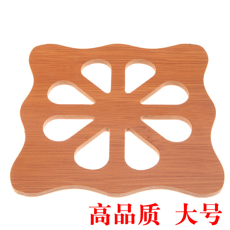 桌餐墊隔熱墊批發盤子家用防燙墊批發 居家镂空木質杯墊 砂鍋墊